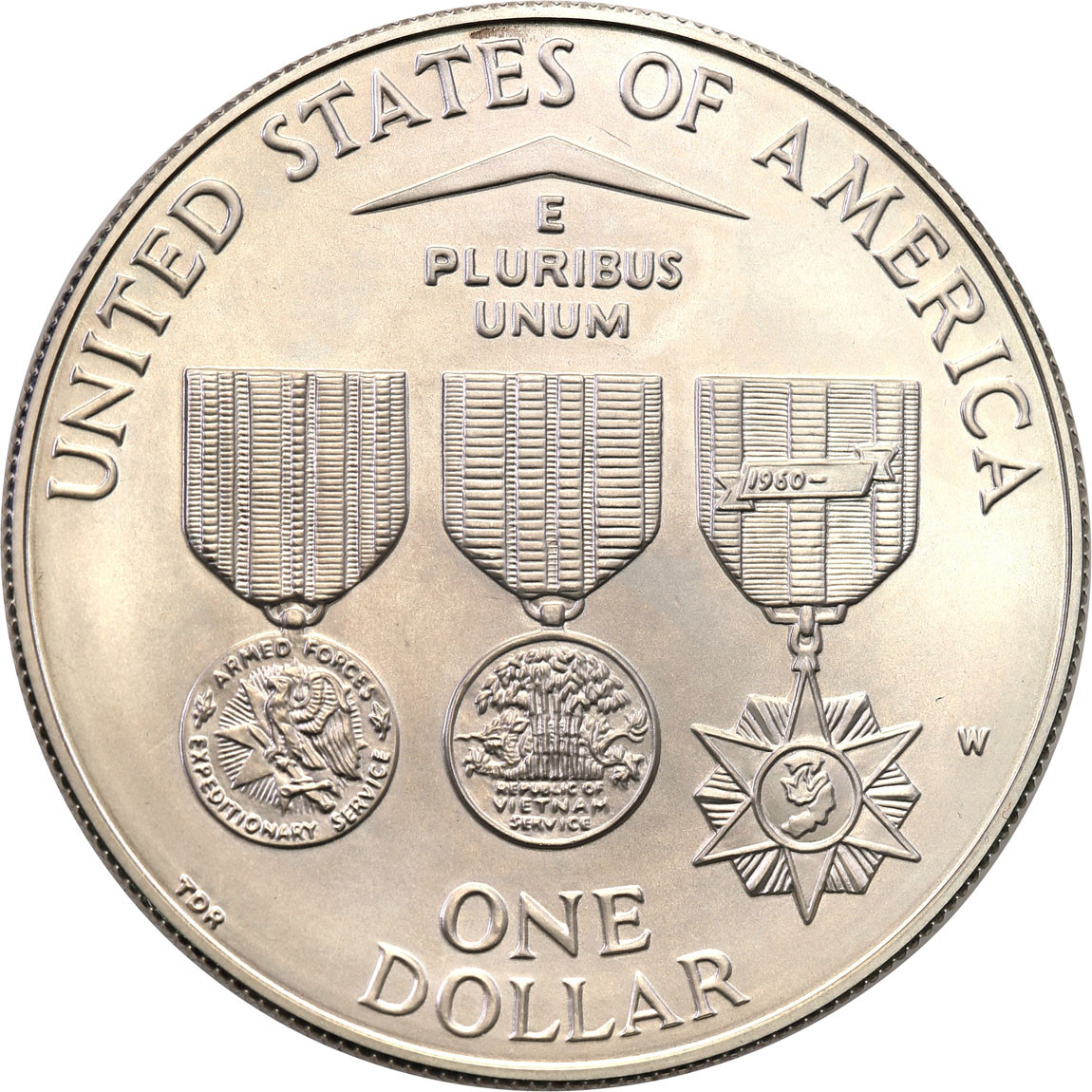 USA. Dolar 1994 W, Pomnik Weteranów Wietnamu